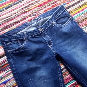 Rue 21 Embroidered Straight Leg Jeans-#1704